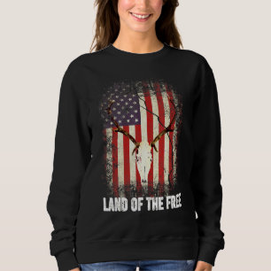 Sudadera Tierra De Los Libres - Calavera De Cerebros 4 De J