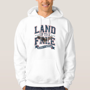 Sudadera Tierra de los libres por los valientes