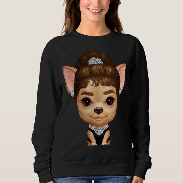 Sudadera Tiffany el Chihuahua (Anverso)
