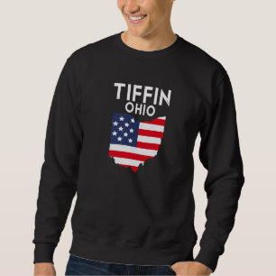 Sudadera Tiffin Ohio EE. UU. Estado América Viaje Ohioan Pr