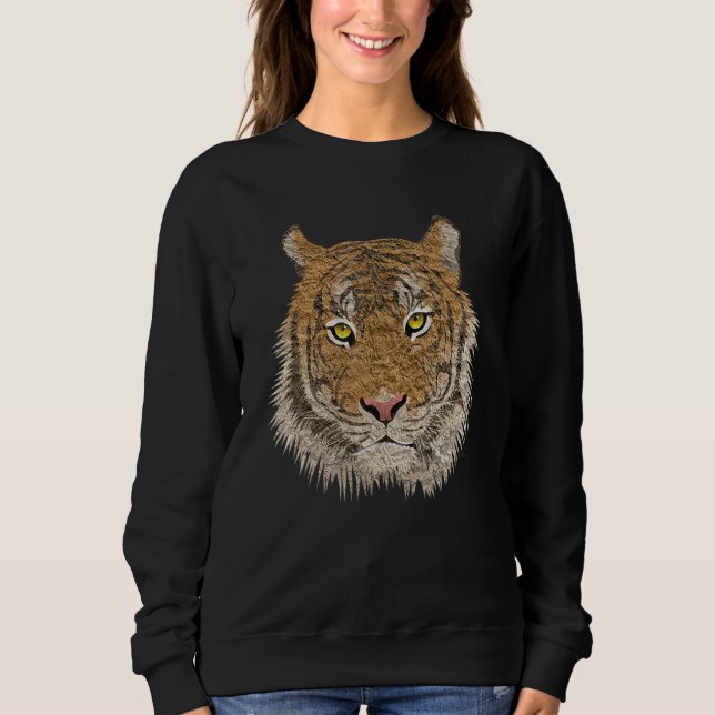 Sudadera Tiger  Conservation Vintage Design (Anverso)