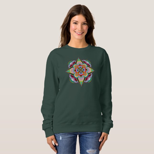 Sudadera Tiger Dragon Mandala Sweatshirt (Anverso completo)