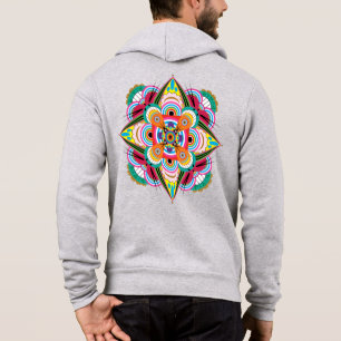 Sudadera Tiger Dragon Mandala Unisex Zip Hoodie