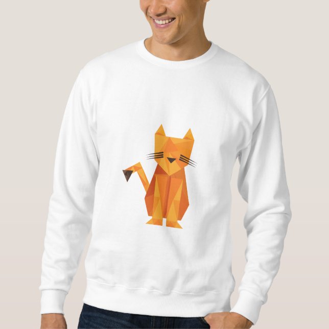 Sudadera Tiger Oragami (Anverso)
