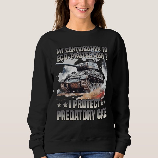 Sudadera Tiger Panzer - Orgulloso poder marcial en el Rey d (Anverso)