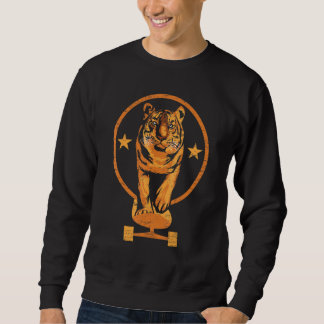 Sudadera Tiger Skateboard Wildlife Animal Zoo Zookeeper