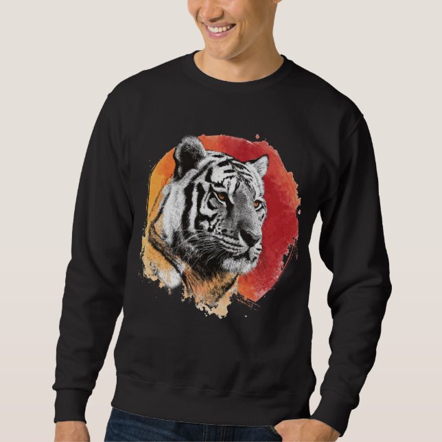 Sudadera Tiger symbol of courage. (Anverso)