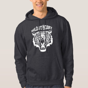 Sudadera Tigre blanco ruidoso Salvaje En El Corazón