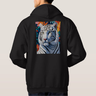 Sudadera Tigre blanco vibrante