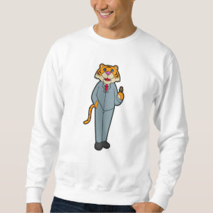 Sudadera Tigre como Groom con anillo de Boda