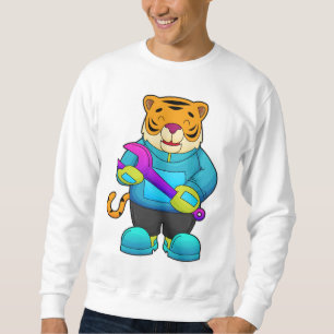 Sudadera Tigre como mecánico con llave