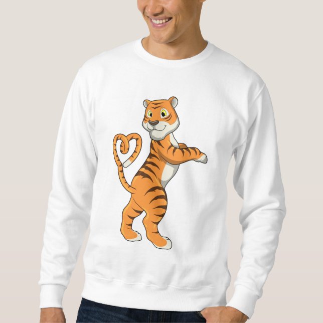 Sudadera Tigre con corazón (Anverso)