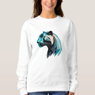 Sudadera Tigre con diseño Lowpoly
