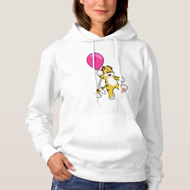 Sudadera Tigre con globo (Anverso)