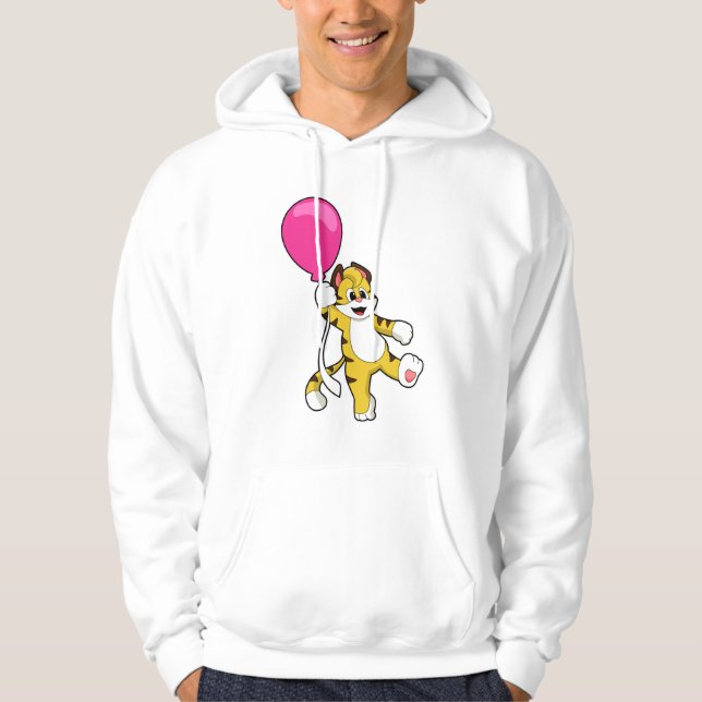 Sudadera Tigre con globo (Anverso)