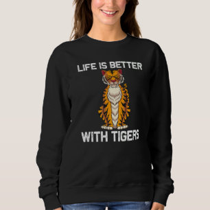 Sudadera Tigre Cool Para Hombres Mujeres Tigre De Bengala T