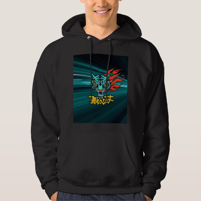 Sudadera tigre de anime (Anverso)
