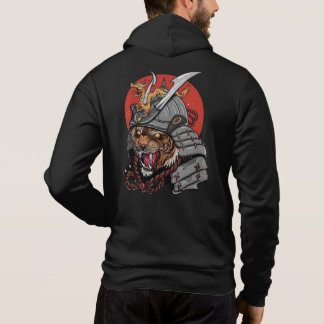 Sudadera Tigre de arte de ilustracion japonés samurai