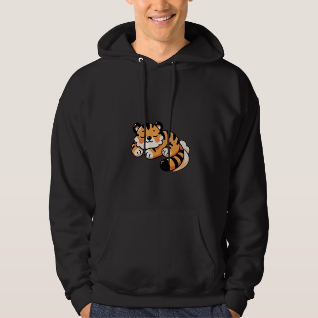 Sudadera Tigre de bebé durmiente - (Anverso)
