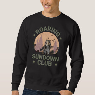 Sudadera Tigre de Dientes de Sable Club Retoño Bosque Atard