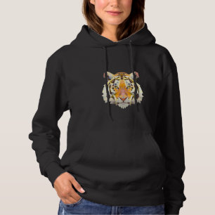 Sudadera Tigre de mujer frente a tigre animal salvaje
