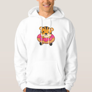 Sudadera Tigre En Donut Cute Animales Para Niños En Donuts
