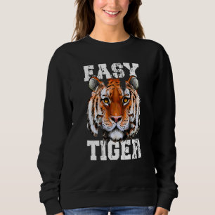 Sudadera Tigre Fácil Gráfico de la Cara del Tigre Bengal Si