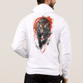 Sudadera Tigre feroz en movimiento