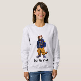 Sudadera Tigre Genial en Arte de Ropa Urbana - Estilo Tigre