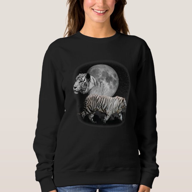 Sudadera Tigre Ilustracion Moon Tiger 1 (Anverso)