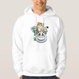 Sudadera Tigre Kawaii, Amabie Yokai y pastel de panda