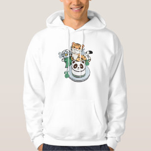 Sudadera Tigre Kawaii, Amabie Yokai y pastel de panda
