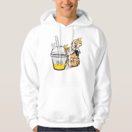 Sudadera Tigre Kawaii Durmiendo, Bubble Tea y Hitotsume Koz