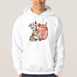 Sudadera Tigre Kawaii y Café de Fresa Nekomata