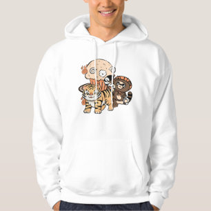 Sudadera Tigre Kawaii y Magdalena de Tanuki Japonés