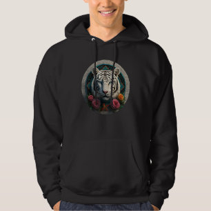 Sudadera Tigre Mandala Flor de arte Motigre animal 6