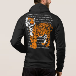 Sudadera Tigre sexy diseño fresco hombres de texto blanco n