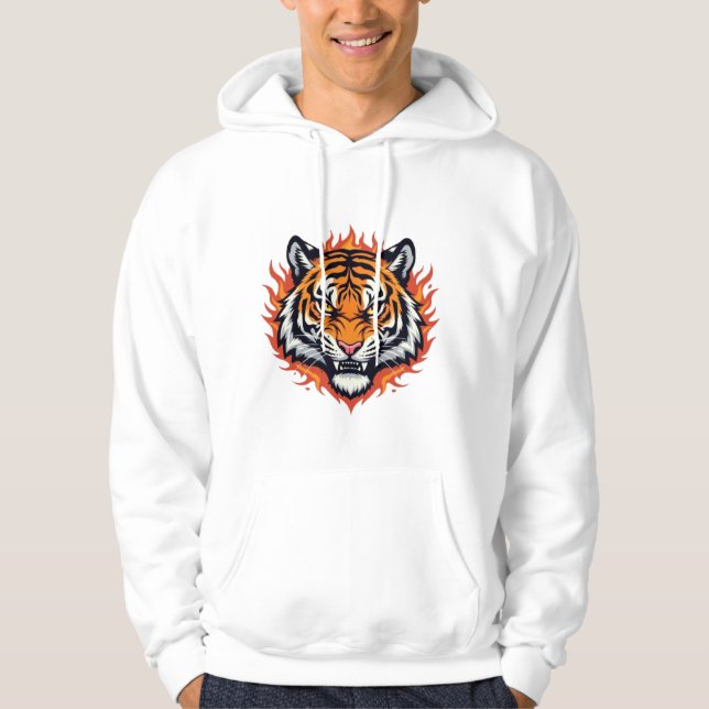 Sudadera Tigre Silencioso – Precisión y Poder (Anverso)