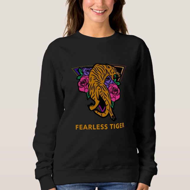 Sudadera Tigre sin miedo (Anverso)