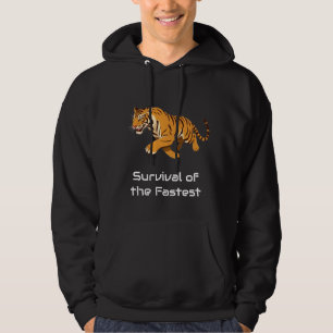 Sudadera Tigre – Supervivencia del Más Rápido