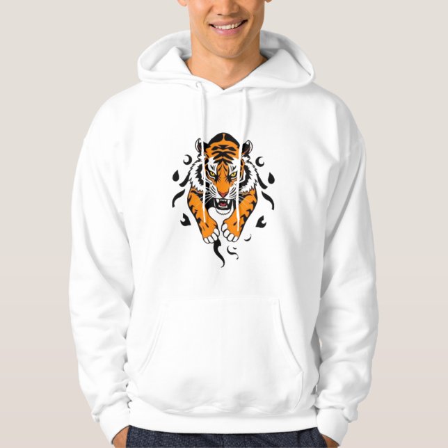 Sudadera Tigre tribal (Anverso)
