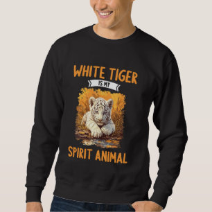 Sudadera Tigres blancos Tigre blanco es mi animal espiritua