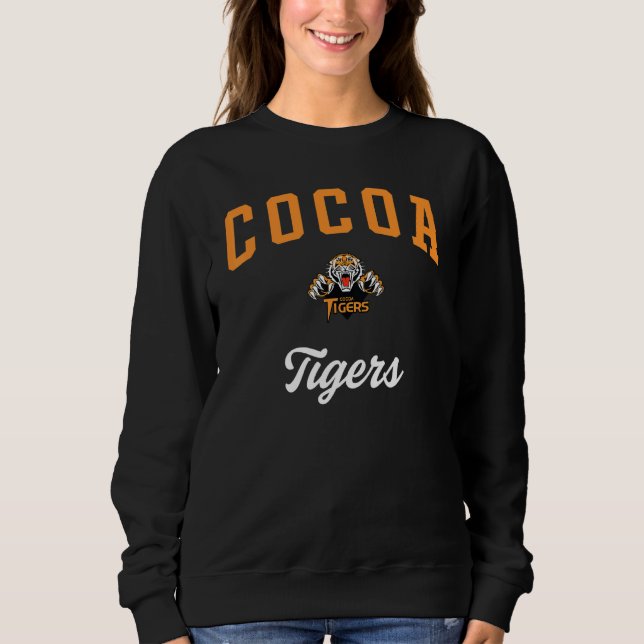 Sudadera Tigres de la escuela secundaria de cacao (Anverso)