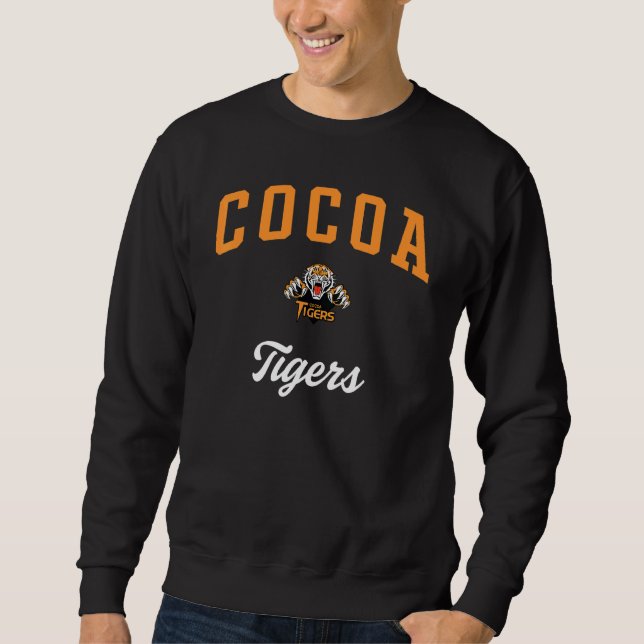 Sudadera Tigres de la escuela secundaria de cacao (Anverso)