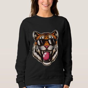 Sudadera Tigres mujeres tigres de cara animal salvaje tigre