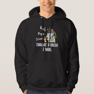 Sudadera Tijeras de papel de rock de punzón de garganta gan