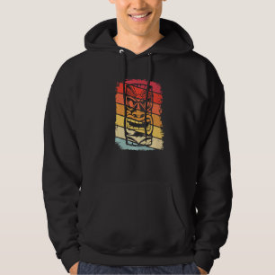 Sudadera Tíki Hawaiano Polinesia Máscara de Tótem