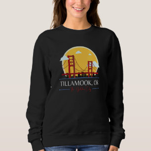 Sudadera Tillamook OR Puente Golden Gate Geografía Mala Est