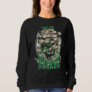 Sudadera Time For Horror Scary Zombie Mummy Happy Halloween