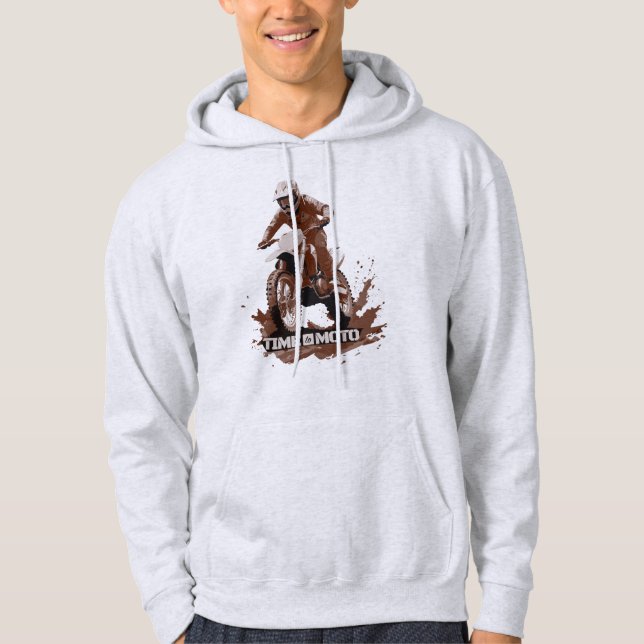 Sudadera Time to Moto Dirt Bike Graphic Hoodie (Anverso)